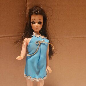 Vintage Dawn Doll-Angie by Topper. Black Hair .